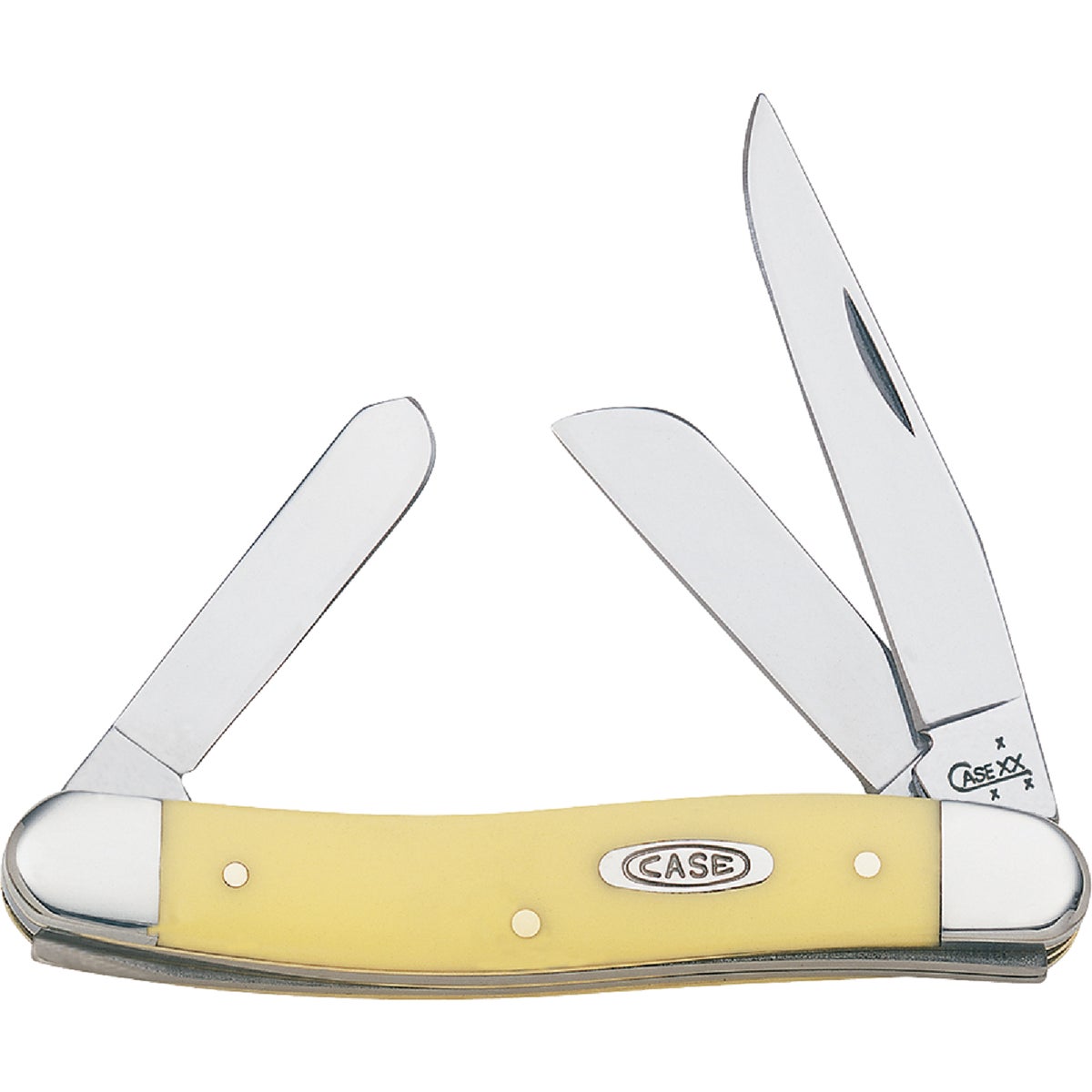 MED YLW STOCKMAN KNIFE - 035 by Case W R & Sons