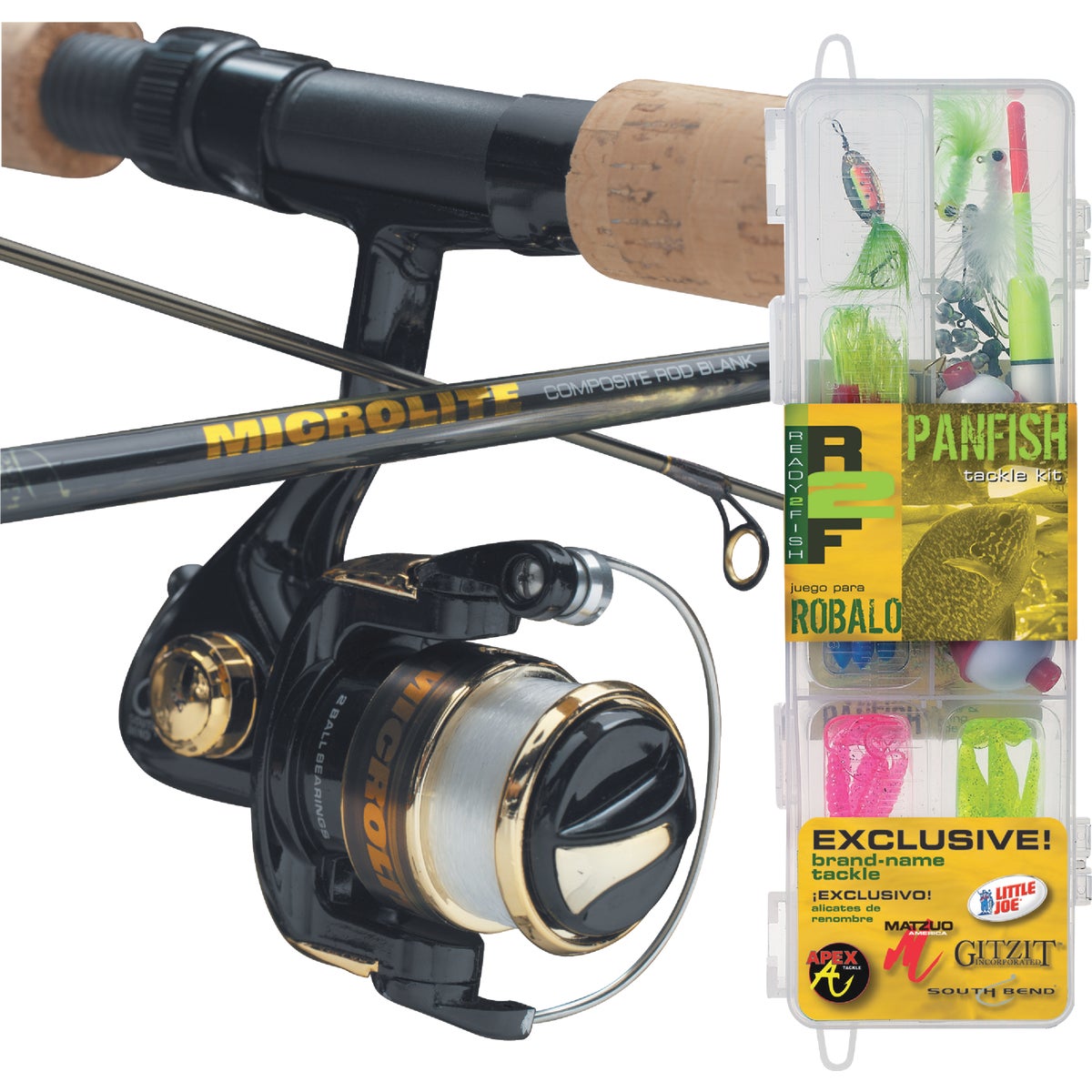 R2F PANFISH SPIN COMBO - R2F-PF/S by South Bend Sptg Good