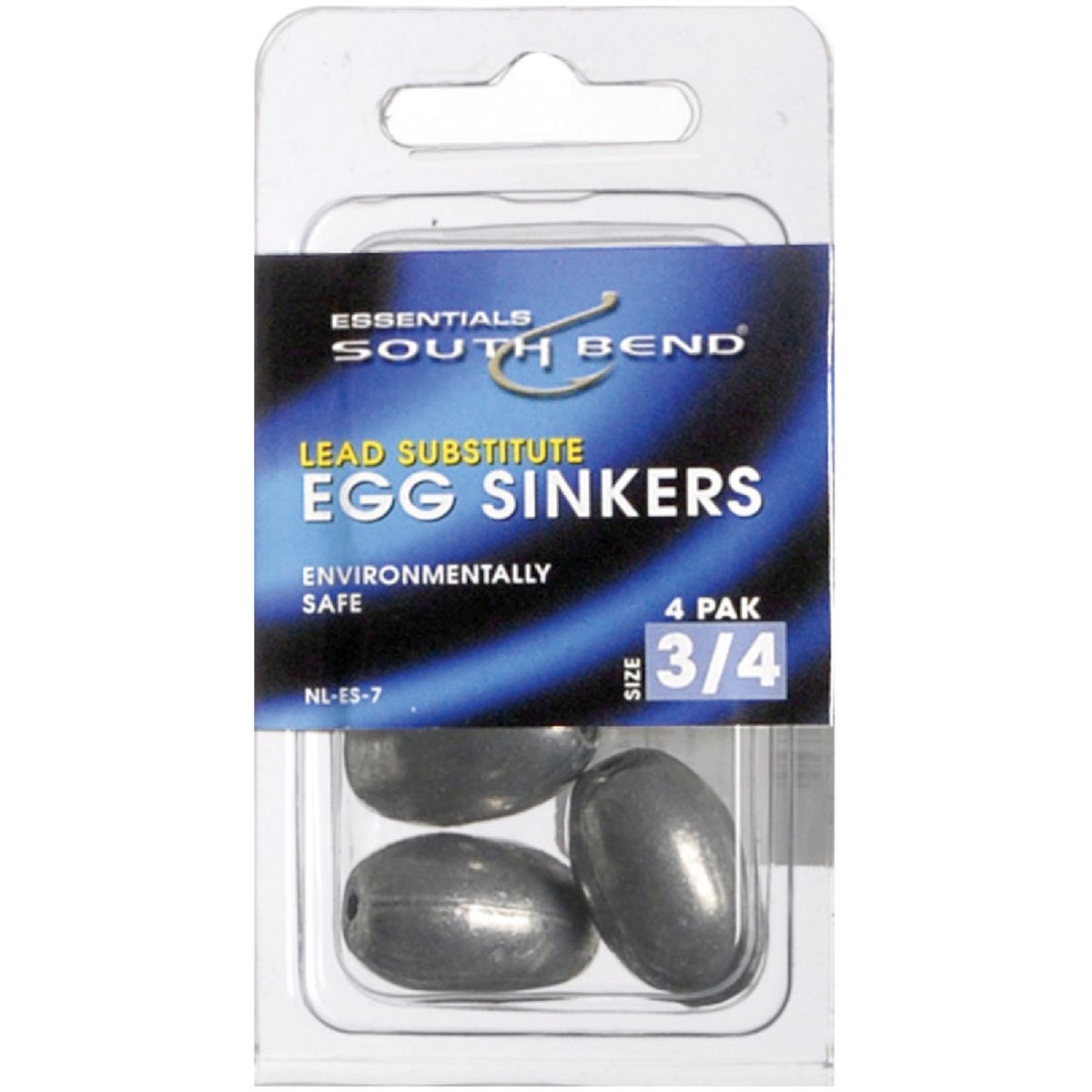 1/4OZ LD FREE EGG SINKER - NLES9 by South Bend Sptg Good