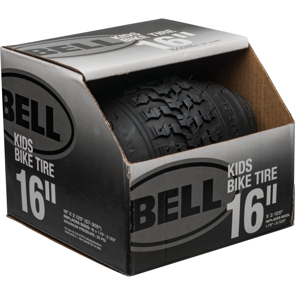 16" BLACK BMX TIRE - 1006464 by Bell Sports