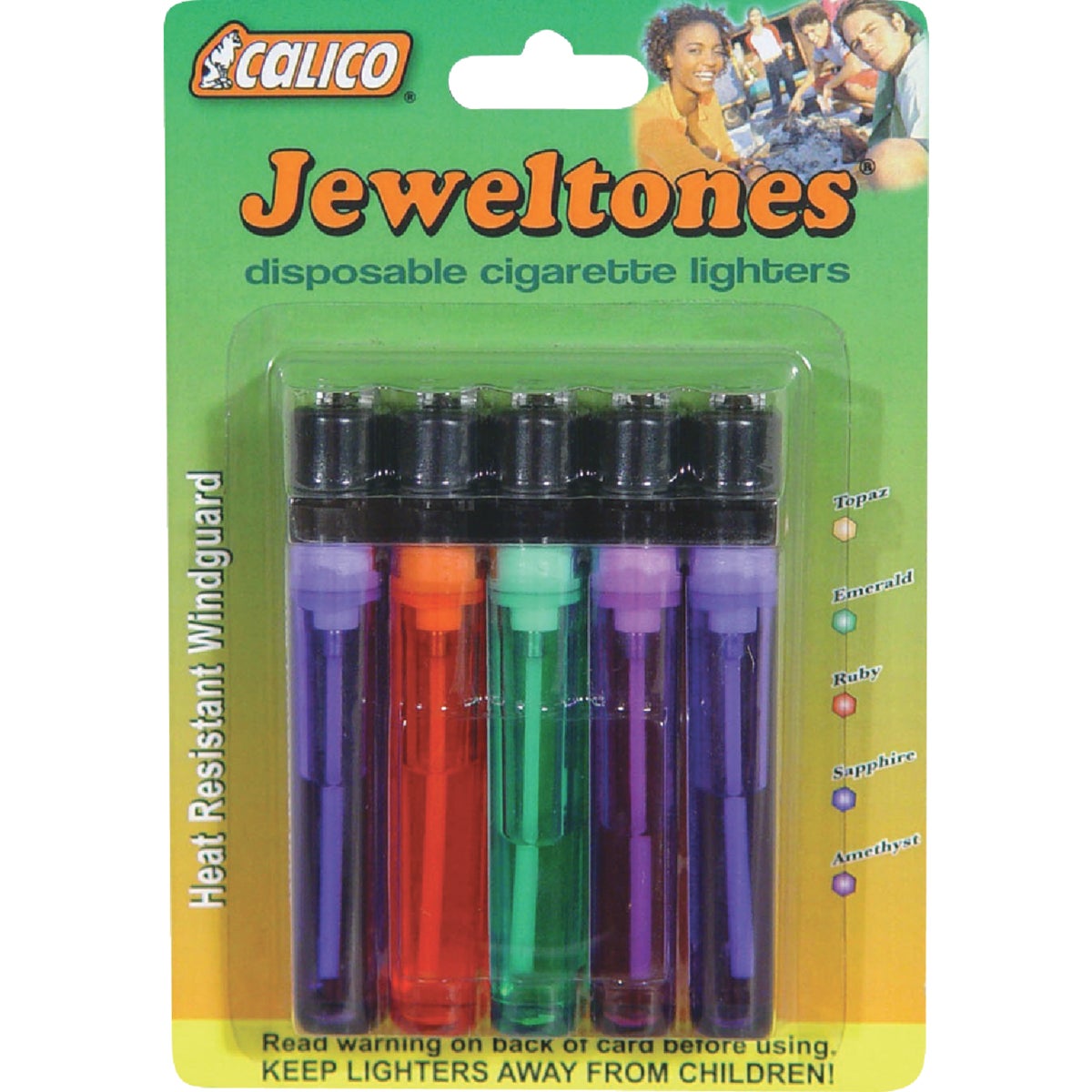5PK CIGARETTE LIGHTER - BT6-5 by Calico Brands