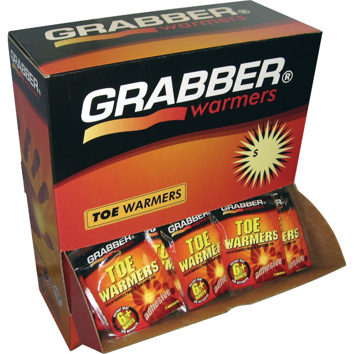 120 PAIR TOE WARMERS - TWES120 by Grabber Performance
