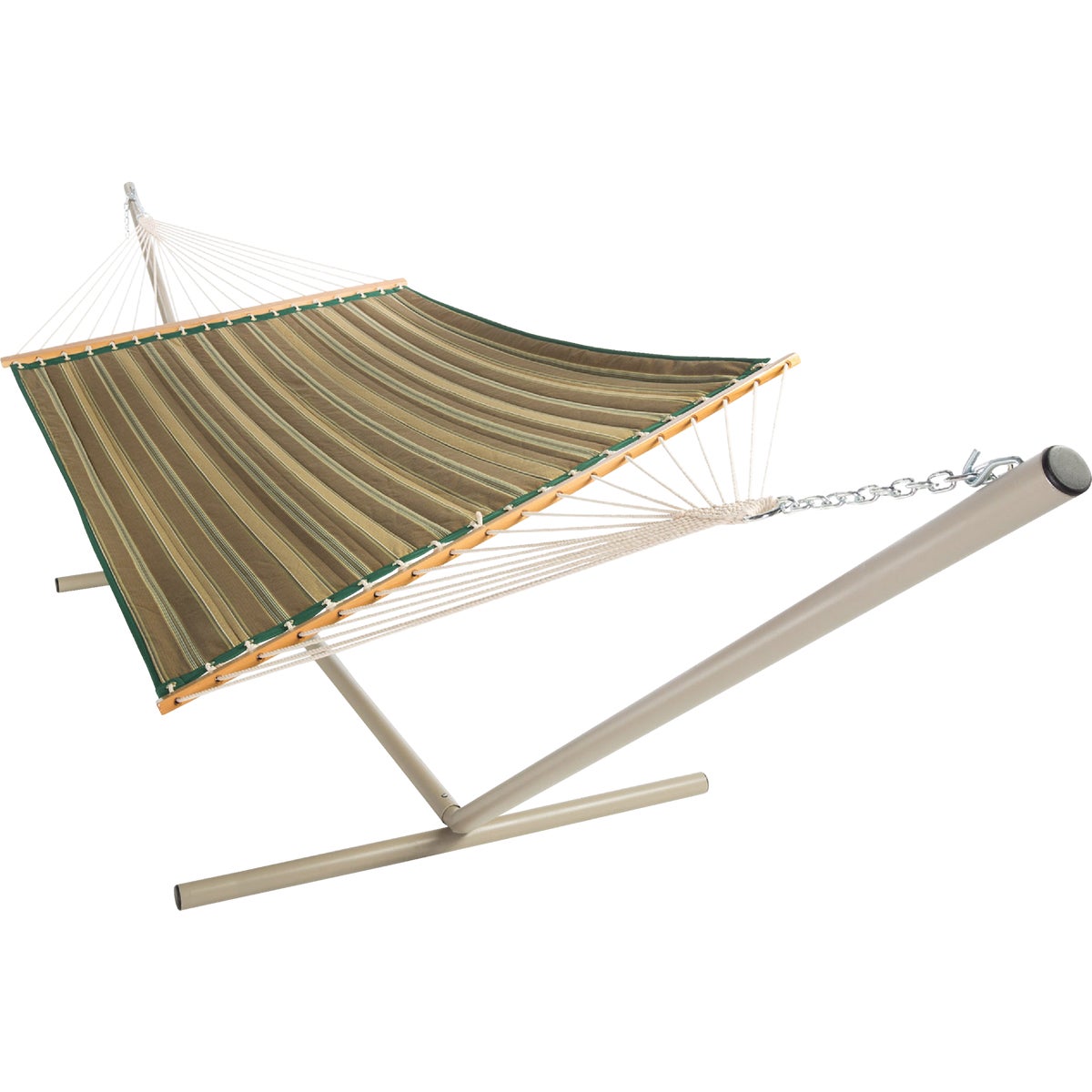 GRN/WHT QUILTED HAMMOCK - Q8205 by The Hammock Source