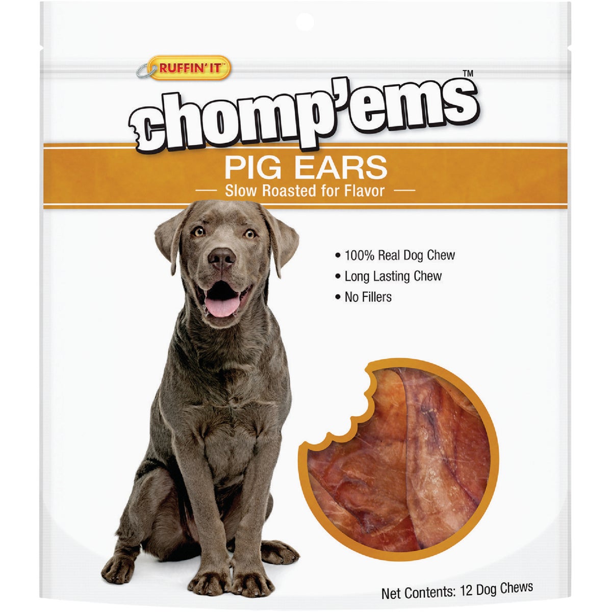 12PK NATURAL PIG EAR - 05181 by Westminster Pet