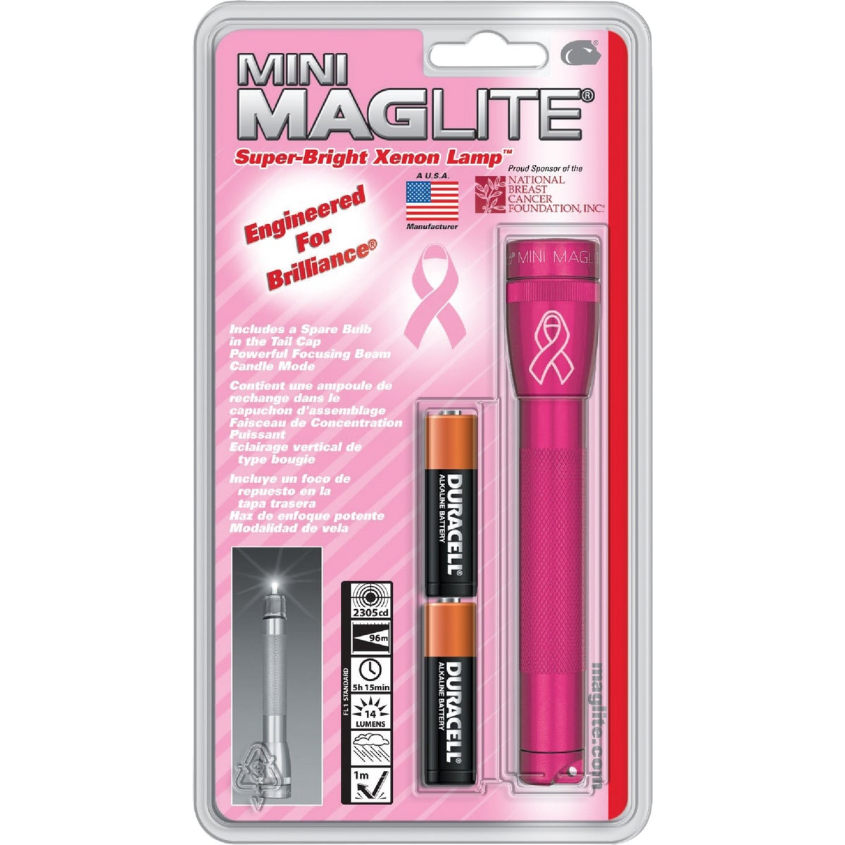 NBCF MINI MAG FLASHLIGHT - M2AMW6 by Mag Instrmnt