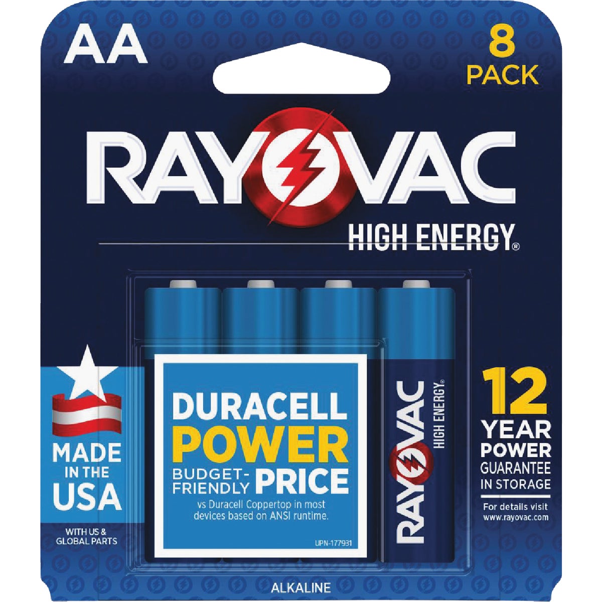 6PK AA ALKALINE BATTERY - 815-6F by Ray O Vac