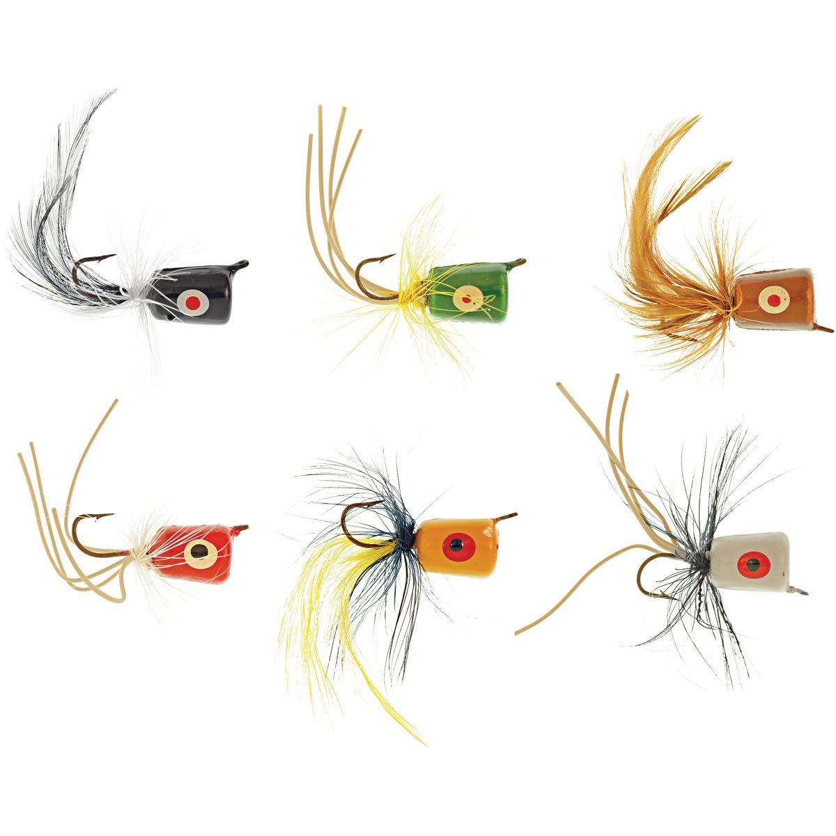 6PK ASSORTED POPPERS - 1006 by South Bend Sptg Good