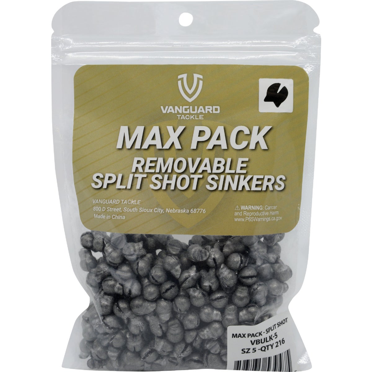 160PC VALUE PACK SINKERS - VP-5 by South Bend Sptg Good