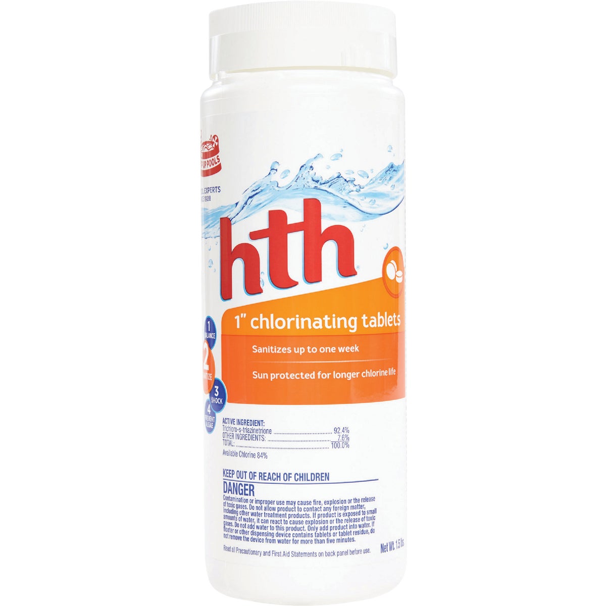 1.5lb Hth Chlorintg Tabs