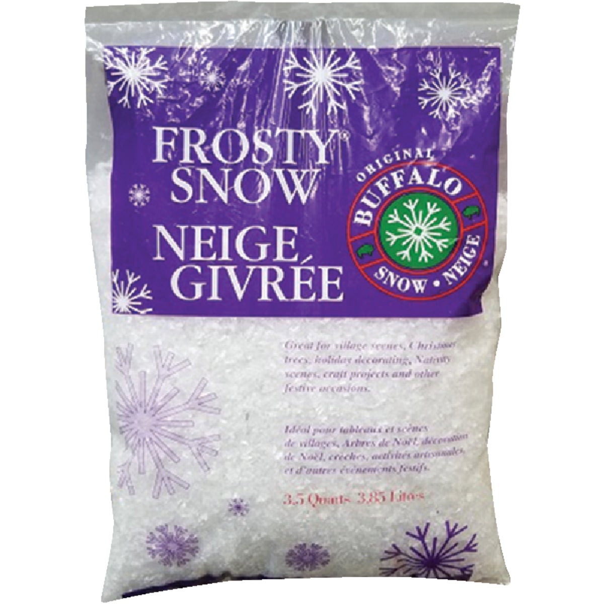 3.5QT WHITE FLAKES - CB2353 by Polyester Fibers