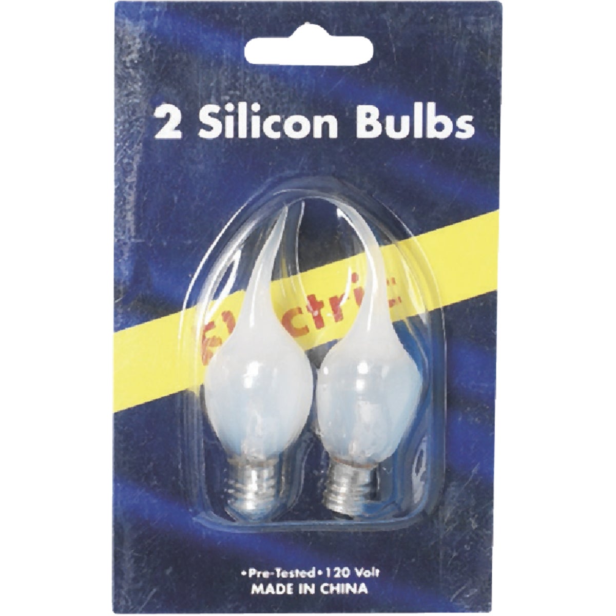 2PK CLEAR SILICON BULB - 619240 by Gerson/ Domestic