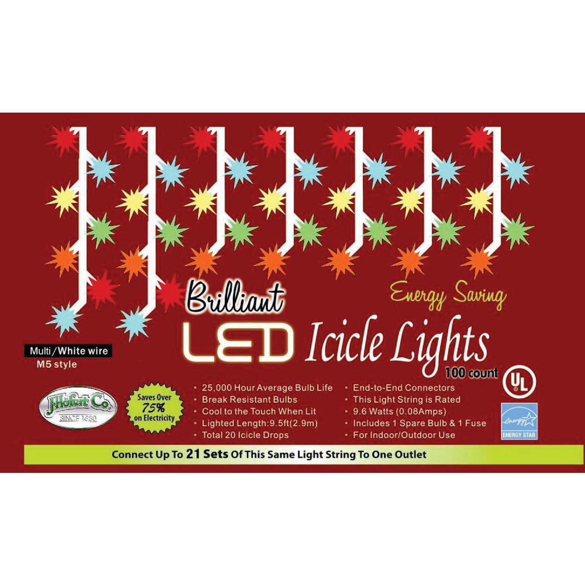 MULTI M5 LED ICICLE - 2368-20 by J Hofert     Nanjing