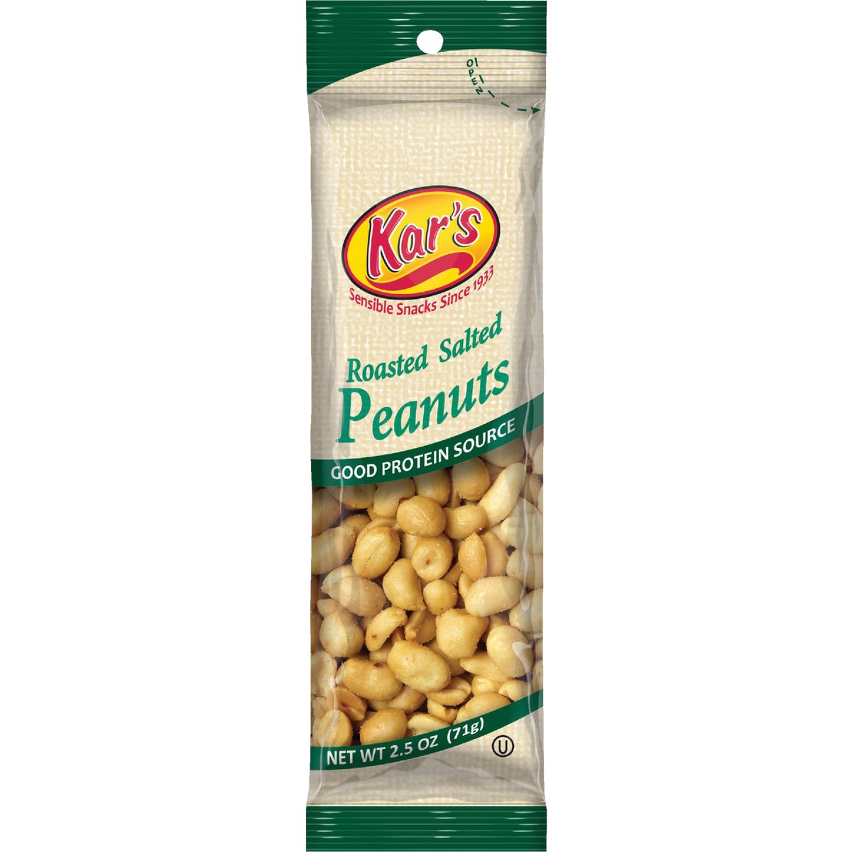 1.5OZ SALTED PEANUTS - 80210 by Hickory Harvest Food