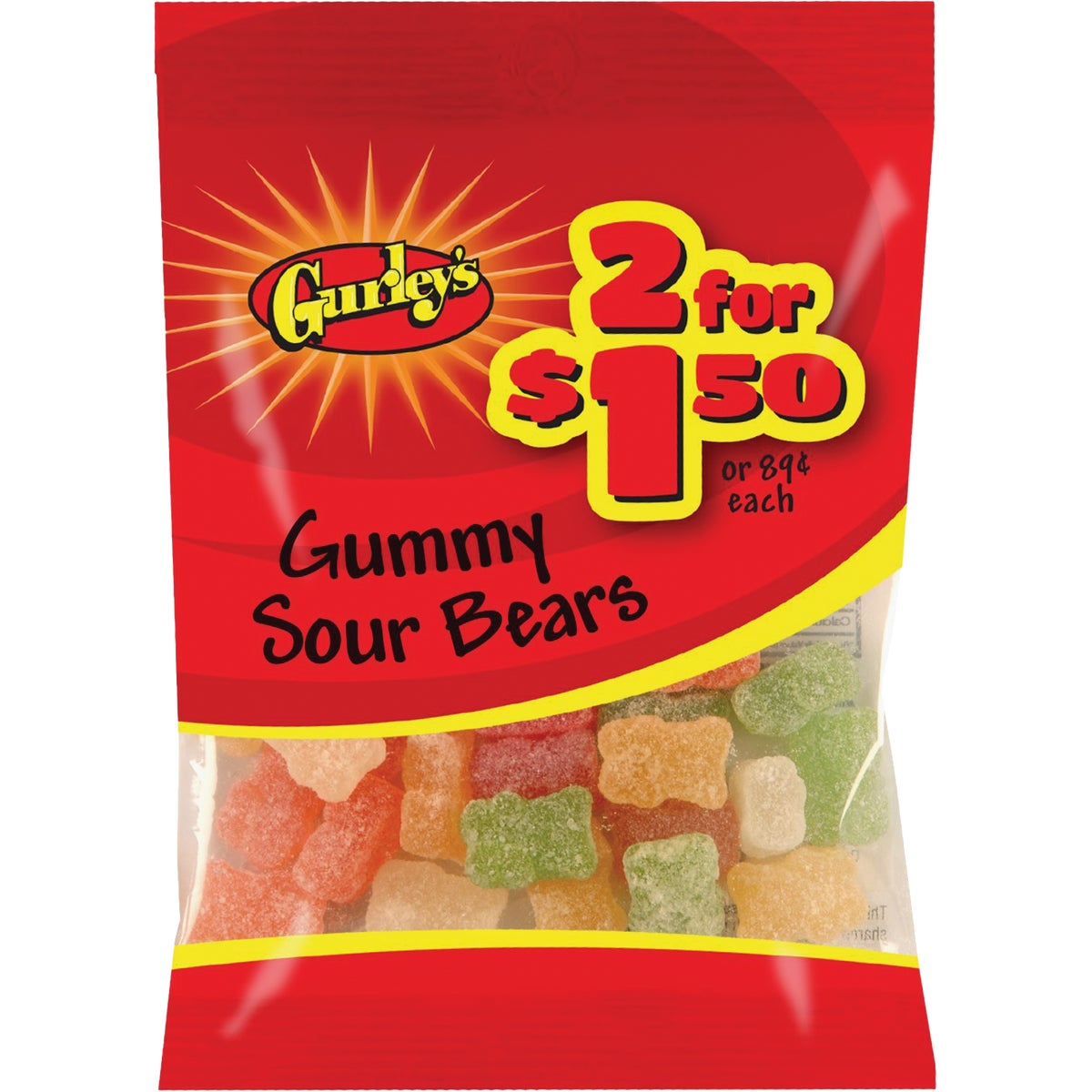 3OZ SOUR GUMMI BEARS - 01308 by Farleys  Sathers