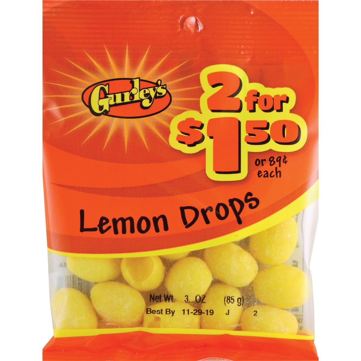 3.1OZ LEMON DROPS - 10145 by Farleys  Sathers