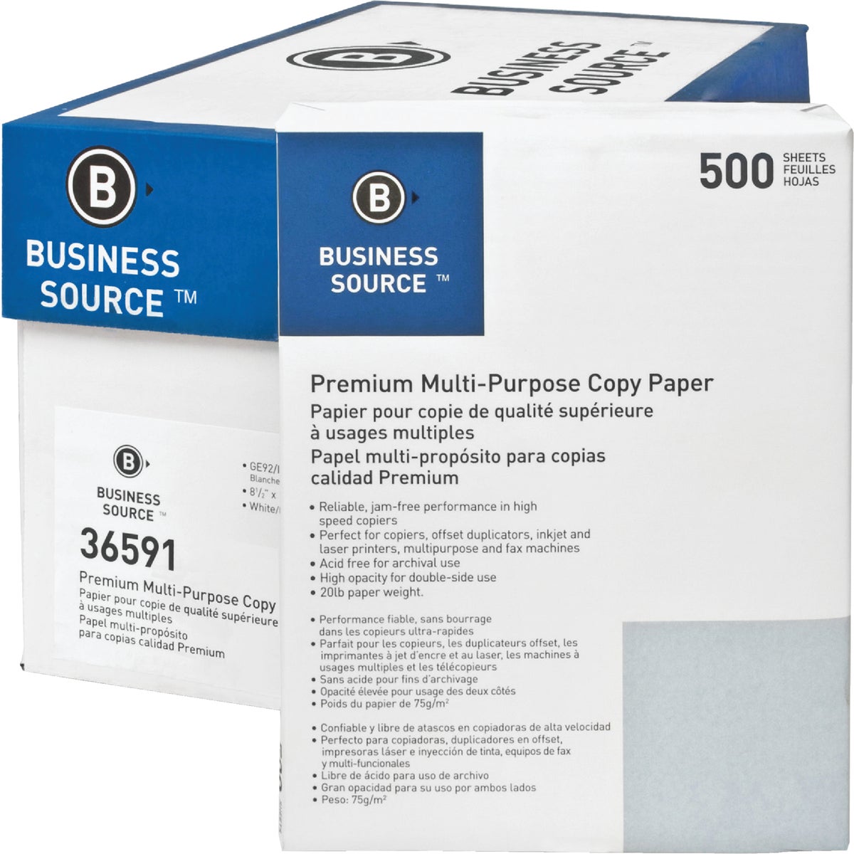 20LB 8-1/2X11 COPY PAPER - UNV21200 by United Stationers