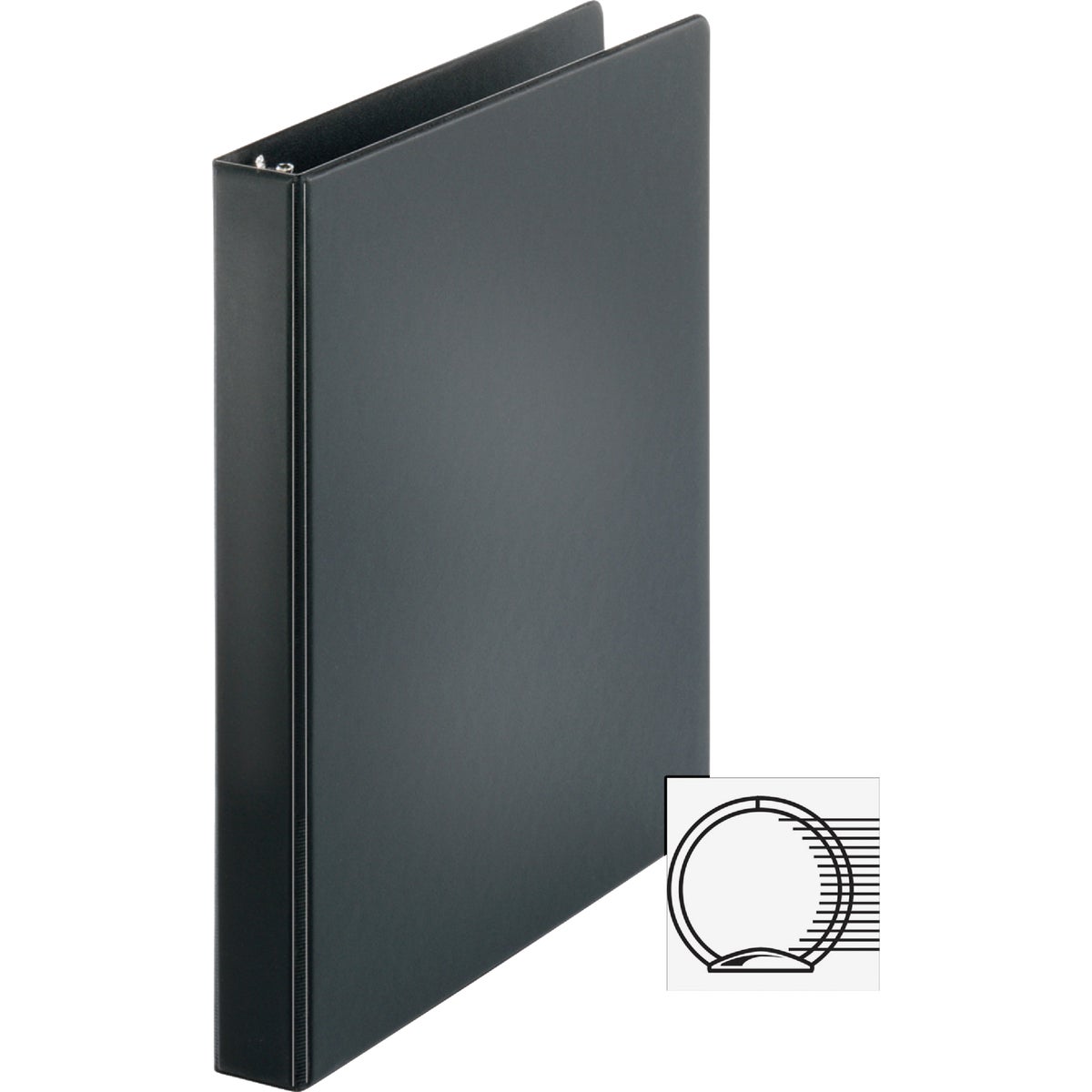 1" BLK RING BINDER - UNV31401 by United Stationers