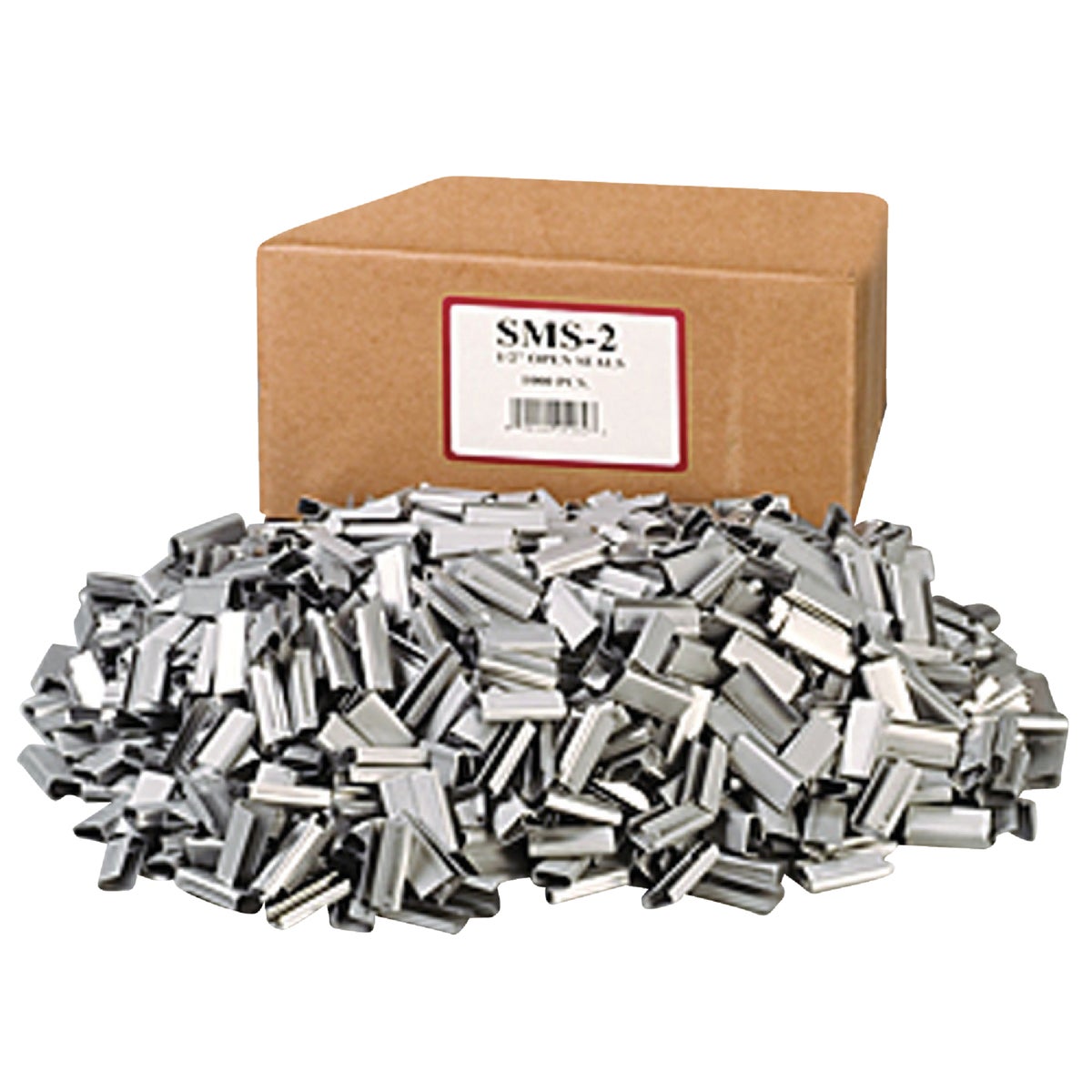 1000PK 1/2" METAL SEALS - SMS2 by Nifty Products