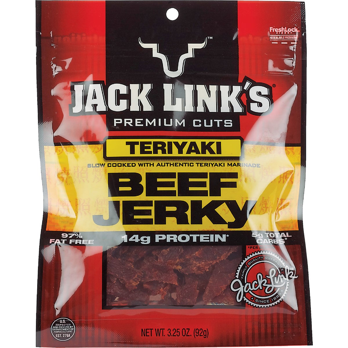 3.25OZ TERIYAKI JERKY - 47452 by Jack Links