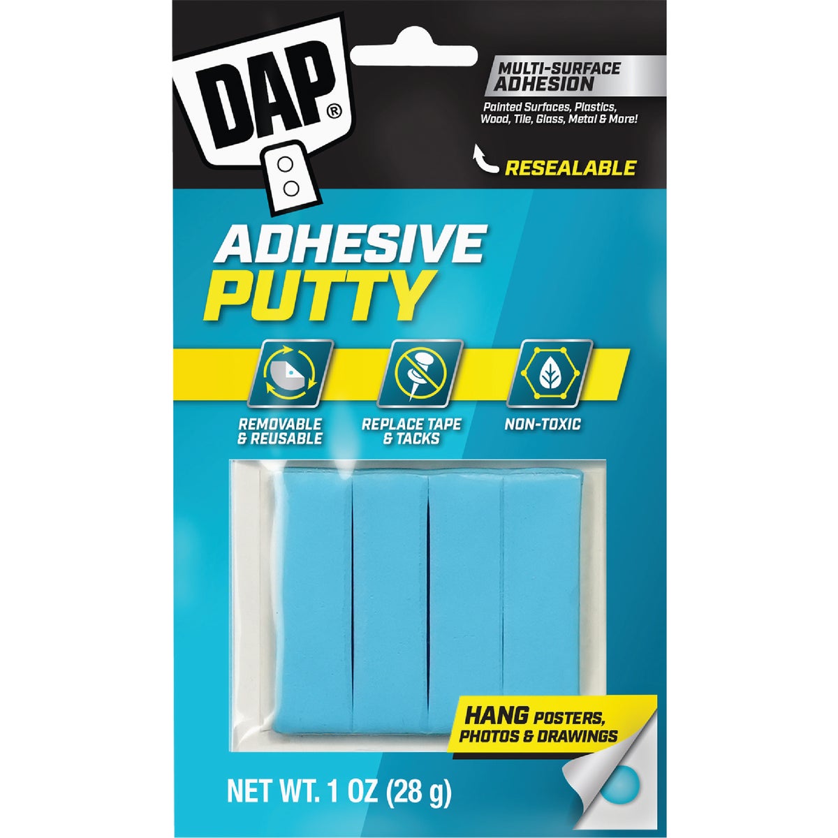 BLUE STIK REUSE PUTTY - 01201 by Dap Inc