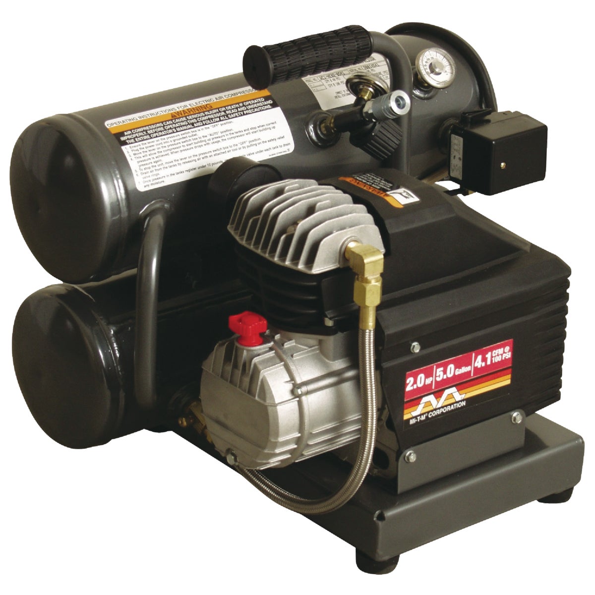 2HP ELEC AIR COMPRESSOR - AC1-HE02-05M1 by Mi T M Corp
