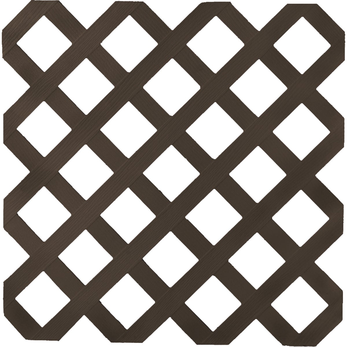 4X8 DK BRN LATTICE - 79911 by Ufpi   Plstc Lattice