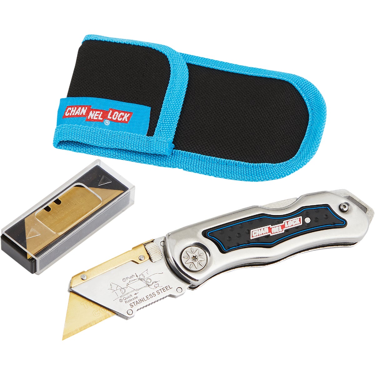 Lockback Utility Knife - 300112 by Channellock&reg;