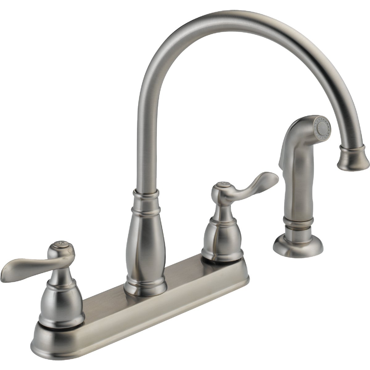 2h Ss Kit Faucet with spry - 21996LF-SS by Delta Faucet Co