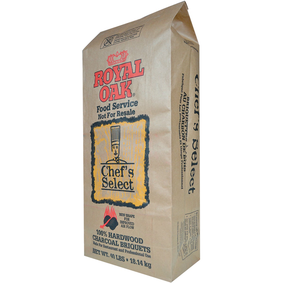 40LB BRIQUETTE CHARCOAL - 192-104-026 by Royal Oak