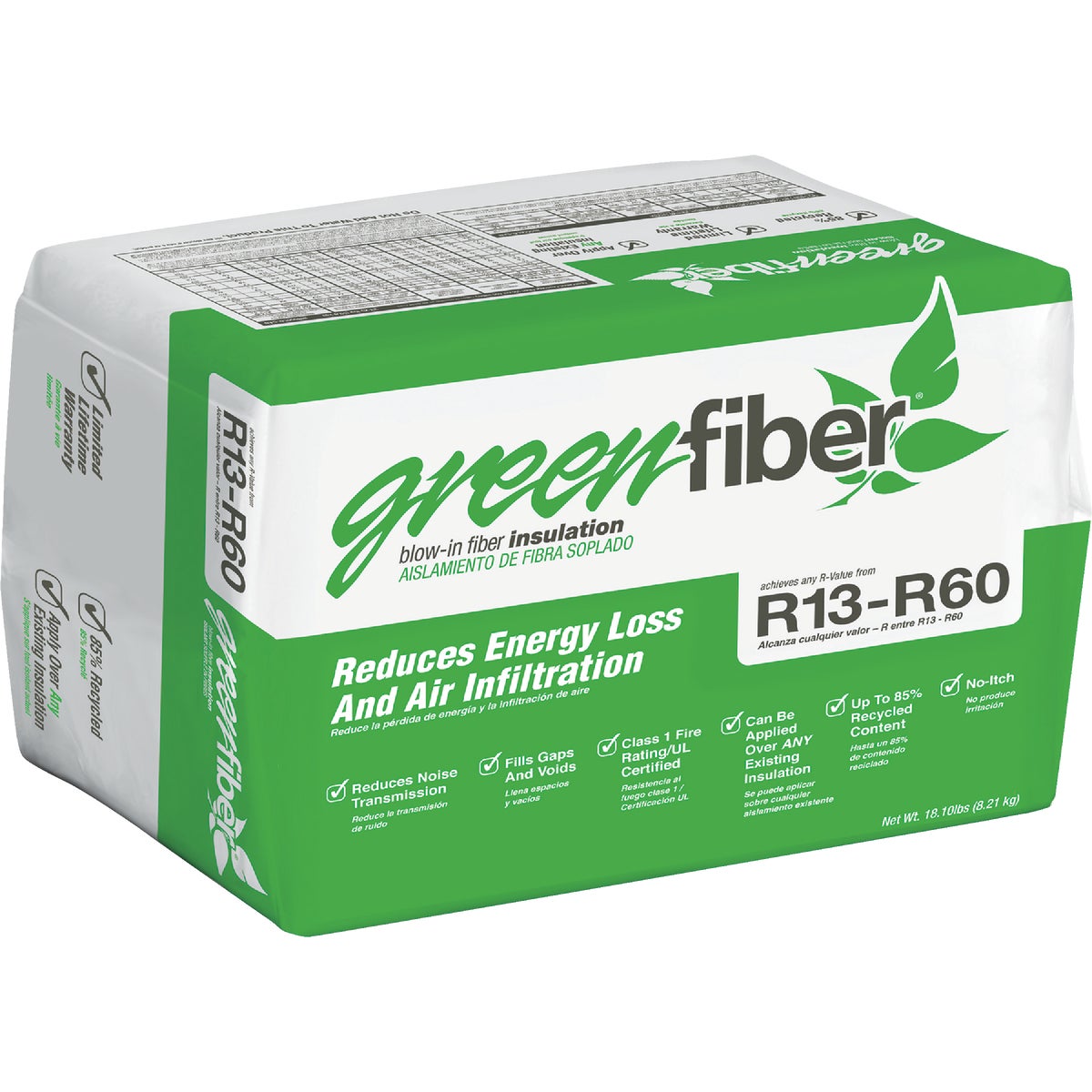 40SQ FT FIBR INSULATION