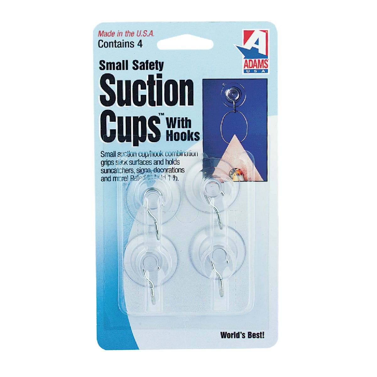 SMALL SUCTION CUP W/HOOK