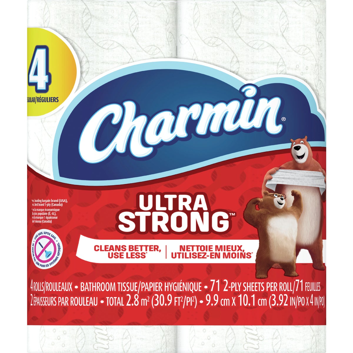 4 REGULAR ROLL CHARMIN