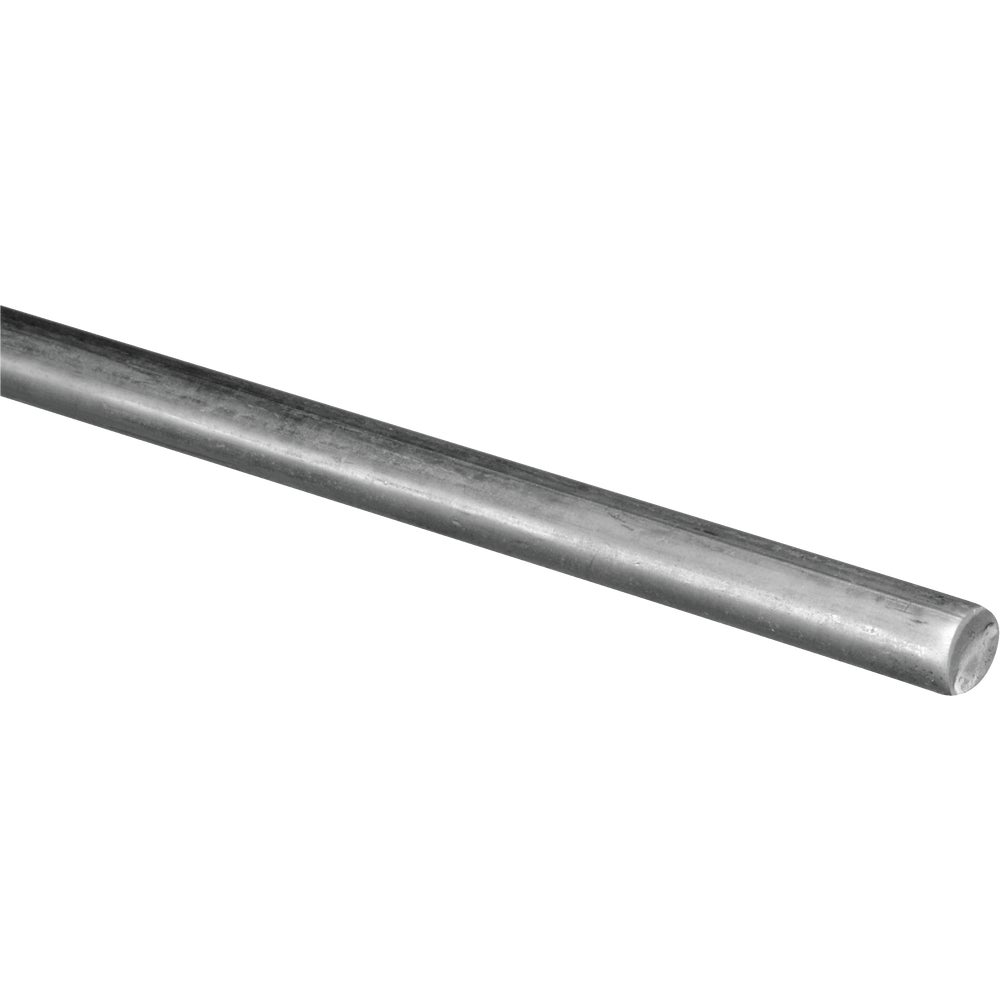 National Hardware N179-796 4005BC Smooth Rod in Zinc plated 