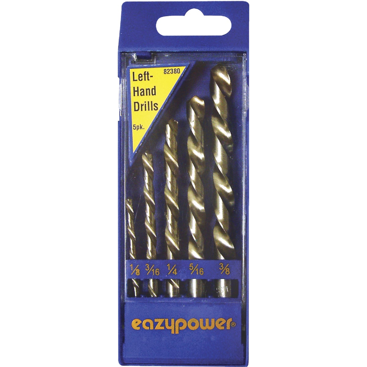  general interest eazypower corp 82380 5 piece left hand drill bit