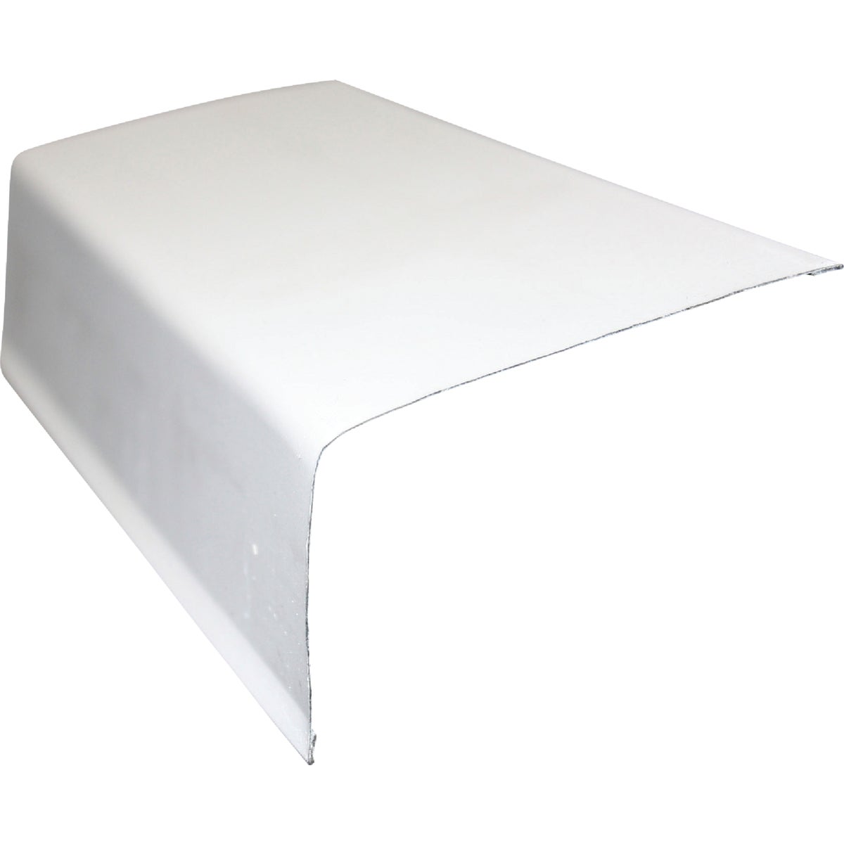 Klauer 2 In. X 3 In. Galvanized Steel Gutter Apron Flashing with Hems, Brown