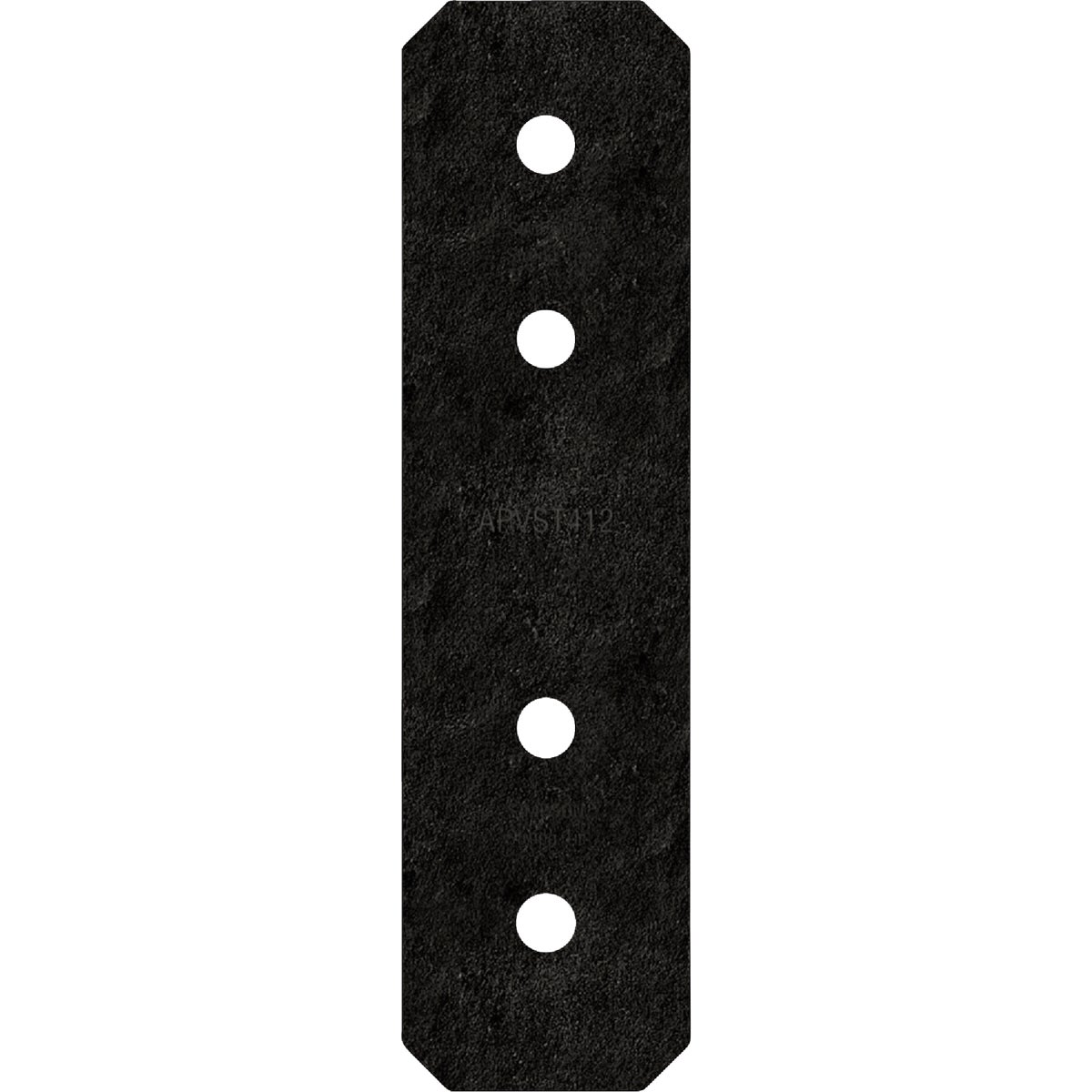 Simpson Strong-Tie Outdoor Accents Avant Collection 4x 3 In. x 11-1/4 In. ZMAX Black Powder-Coated Strap