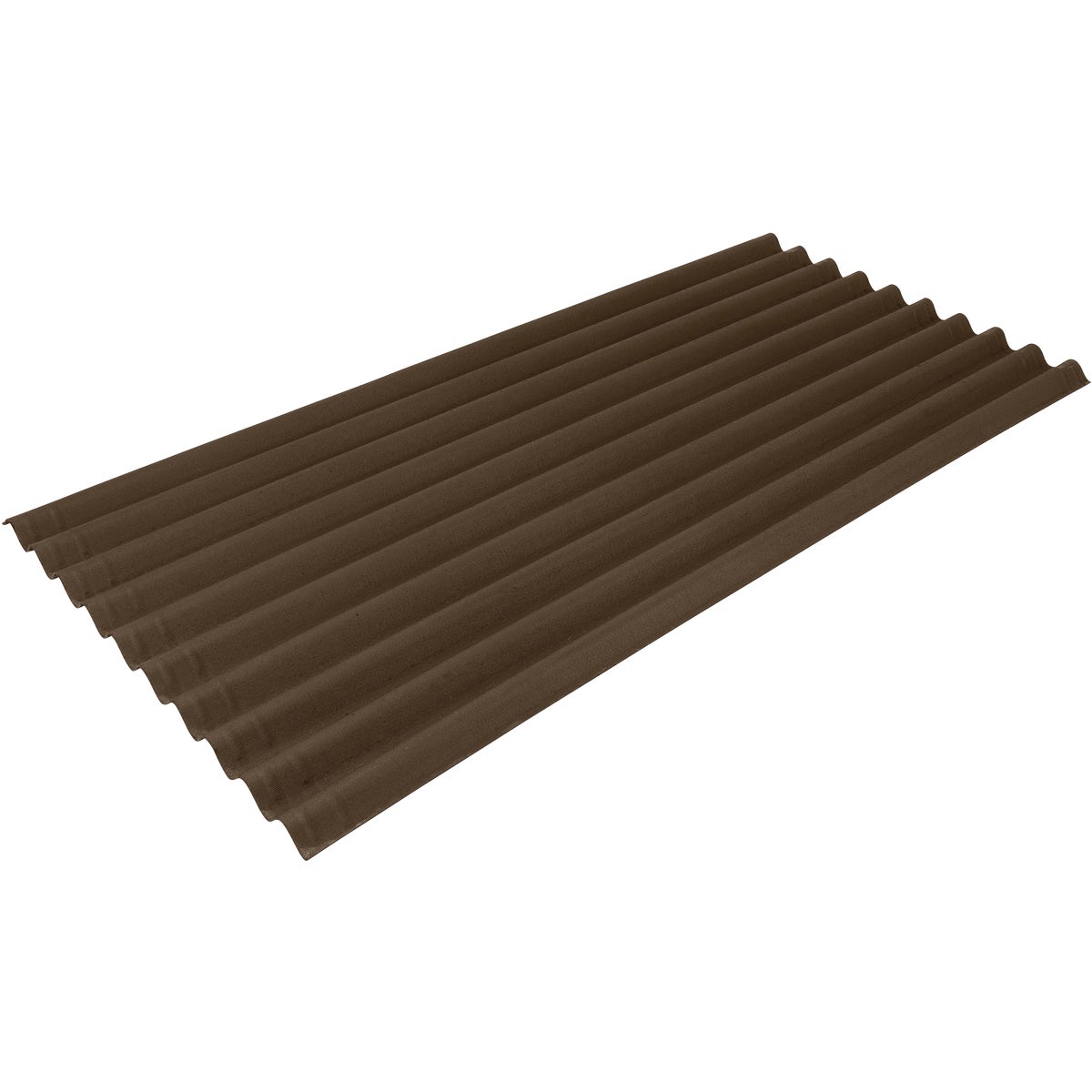Ondura Premium 38 In. x 79 In. Brown Roofing Panel