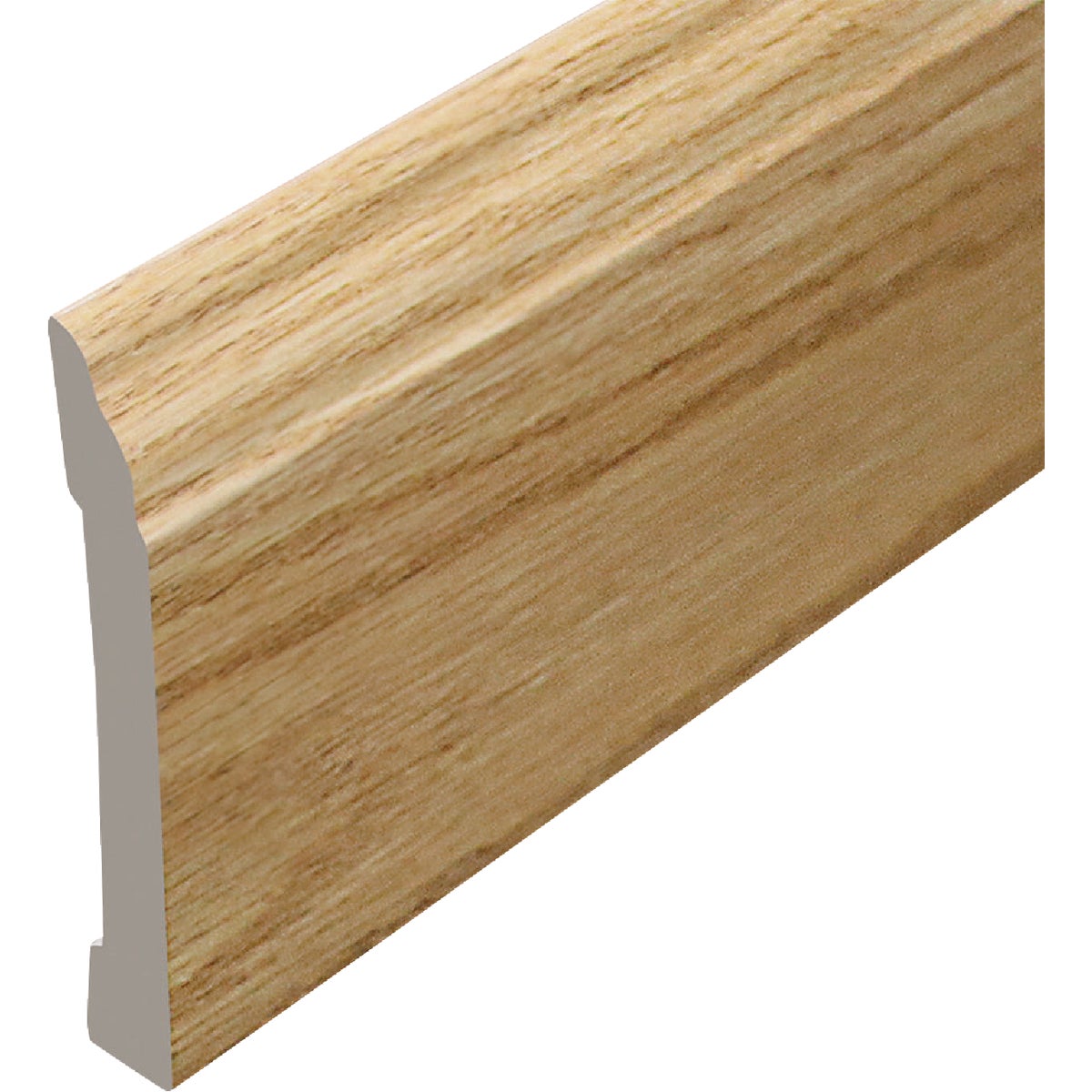 Westlake Royal Building Products 11/25 In. W. x 3-1/4 In. H. x 8 Ft. L. Acadia Oak Colonial Base Molding