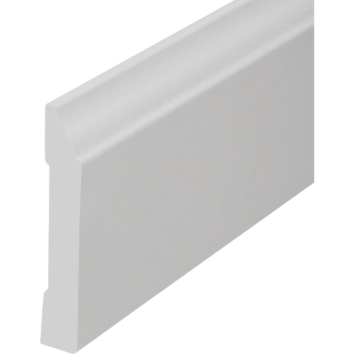 Westlake Royal Building Products 14/25 In. W. x 3-1/4 In. H. x 8 Ft. L. White Exterior Base Molding