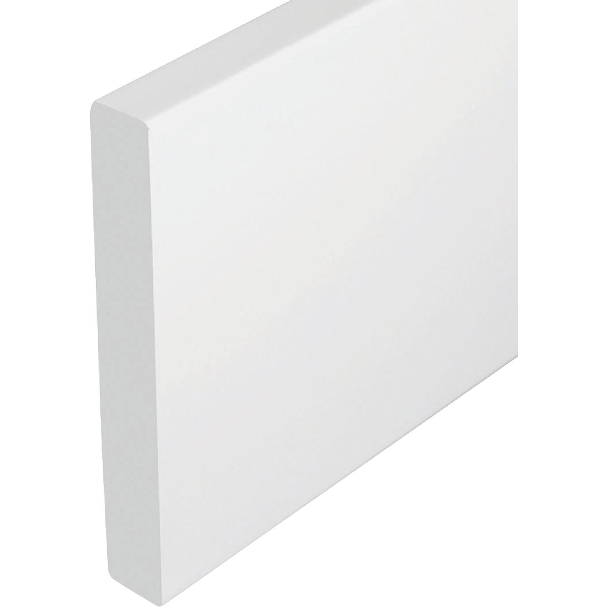 Westlake Royal Building Products 14/25 In. W. x 3-1/4 In. H. x 8 Ft. L. White Craftsman Base Molding