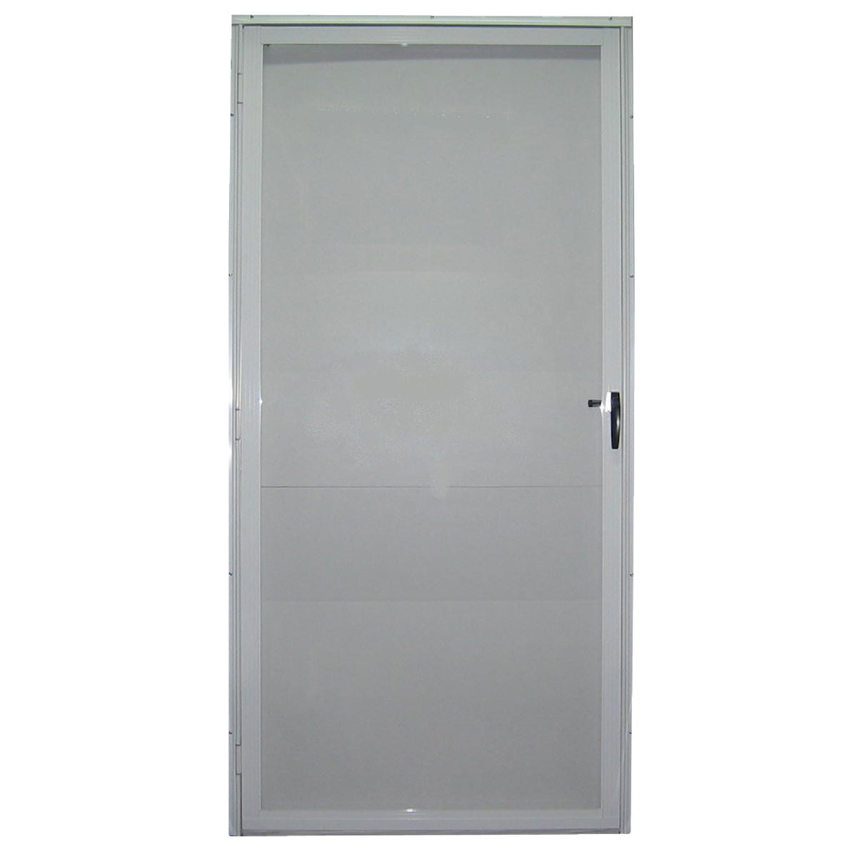 Croft Imperial Style 36 In. W x 80 In. H x 1 In. Thick White Full View Aluminum Storm Door