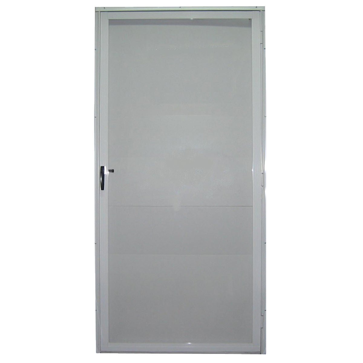 Croft Imperial Style 36 In. W x 80 In. H x 1 In. Thick White Full View Aluminum Storm Door