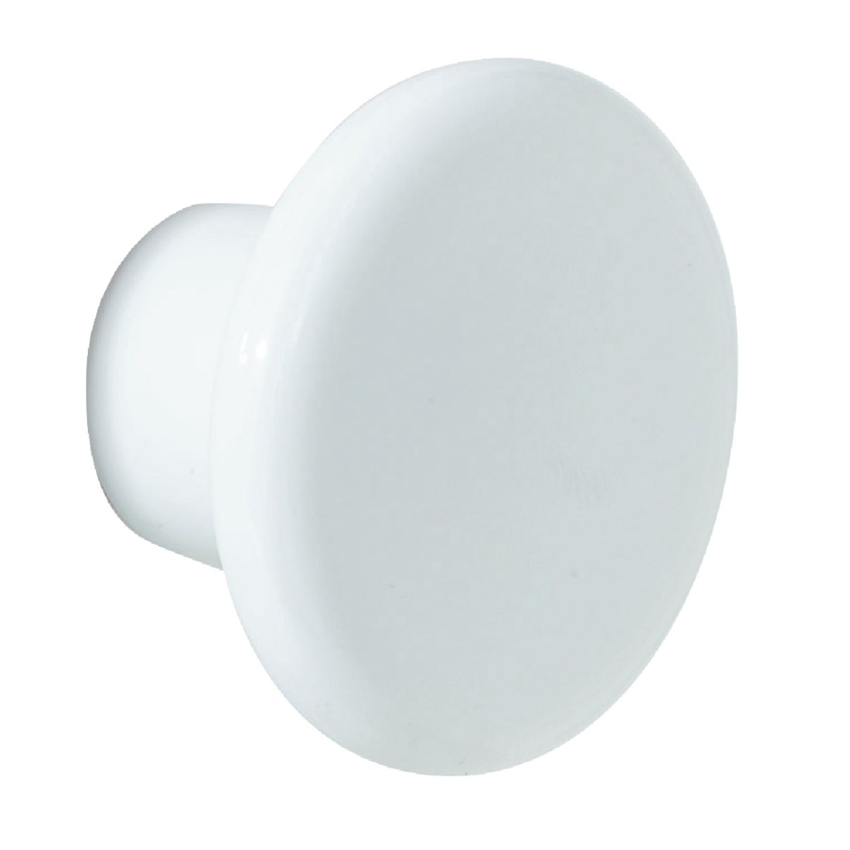 Amerock Everyday Heritage Round White Plastic Cabinet Knob