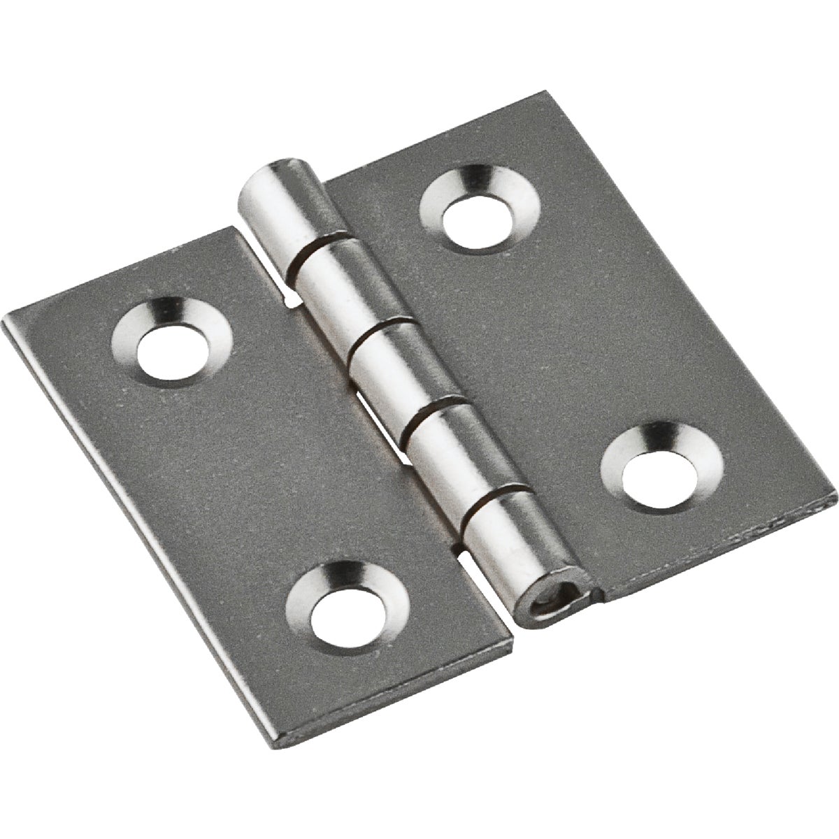 National 1 In. X 1 In. Satin Nickel Broad Hinge (4-Pack)