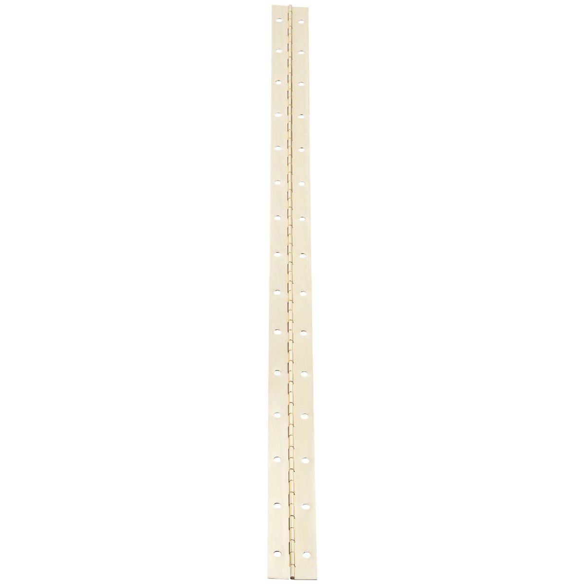 National Steel 1-1/2 In. x 30 In. Bright Brass Continuous Hinge
