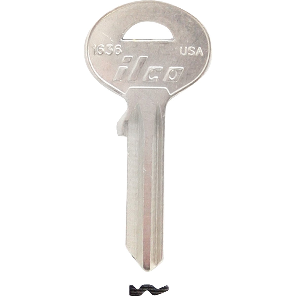ILCO SUN WILSON Nickel Plated Safe Key 1636 (5-Pack)