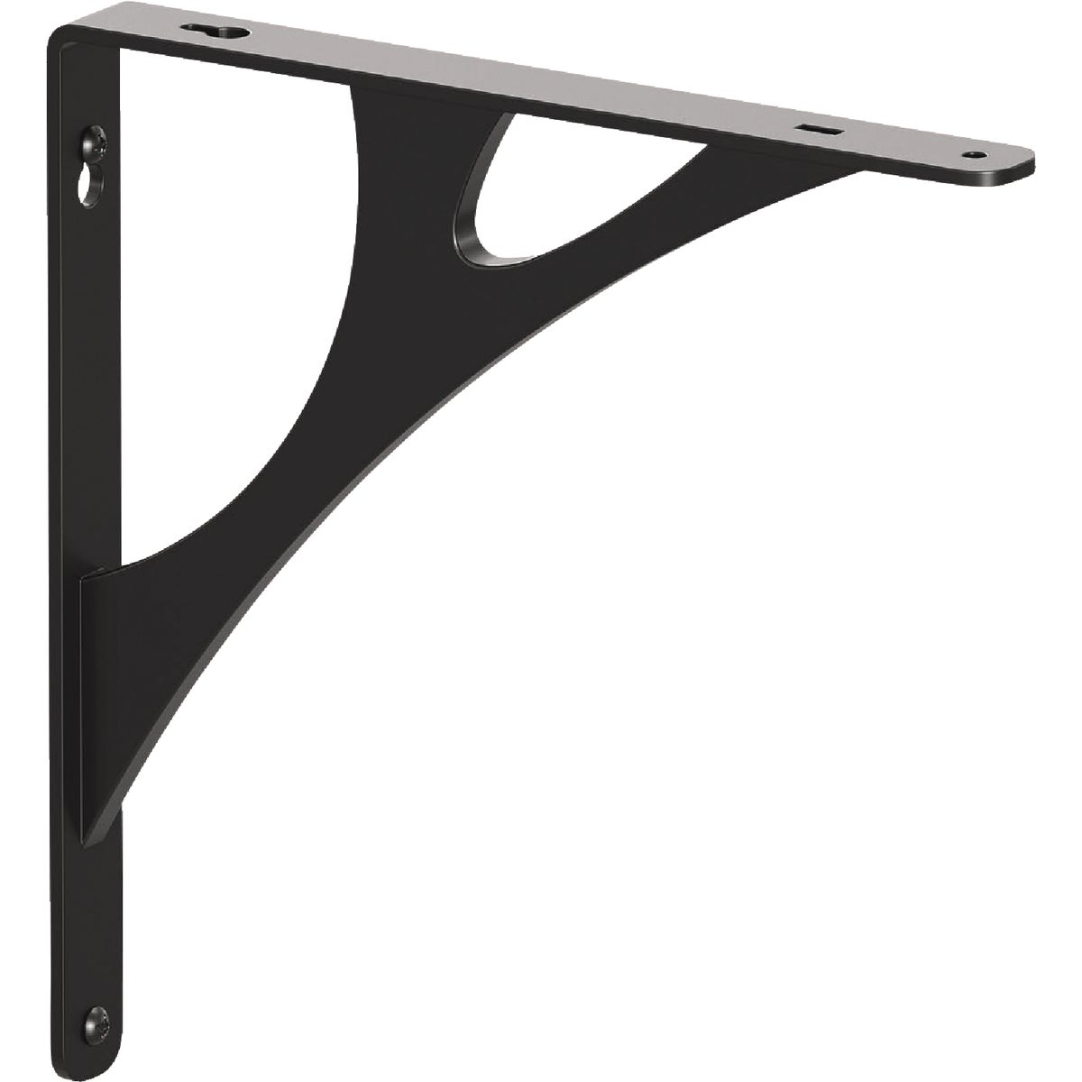 8" BLK MANHATTN BRACKET