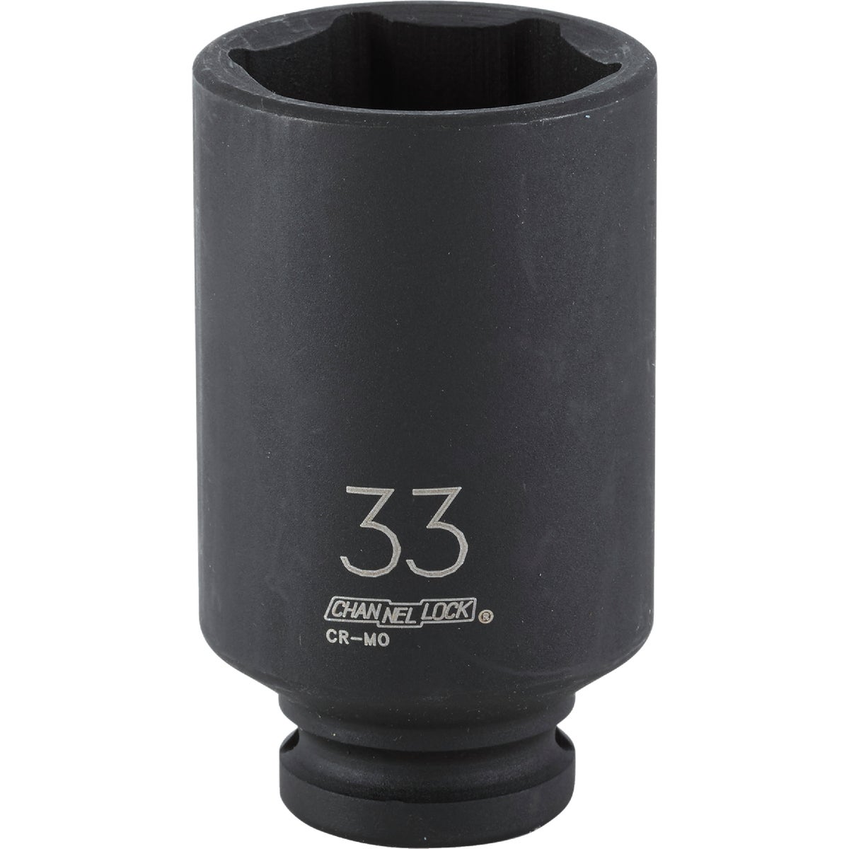 Channellock 1/2 In. Drive 33 mm 6-Point Deep Metric Impact Socket