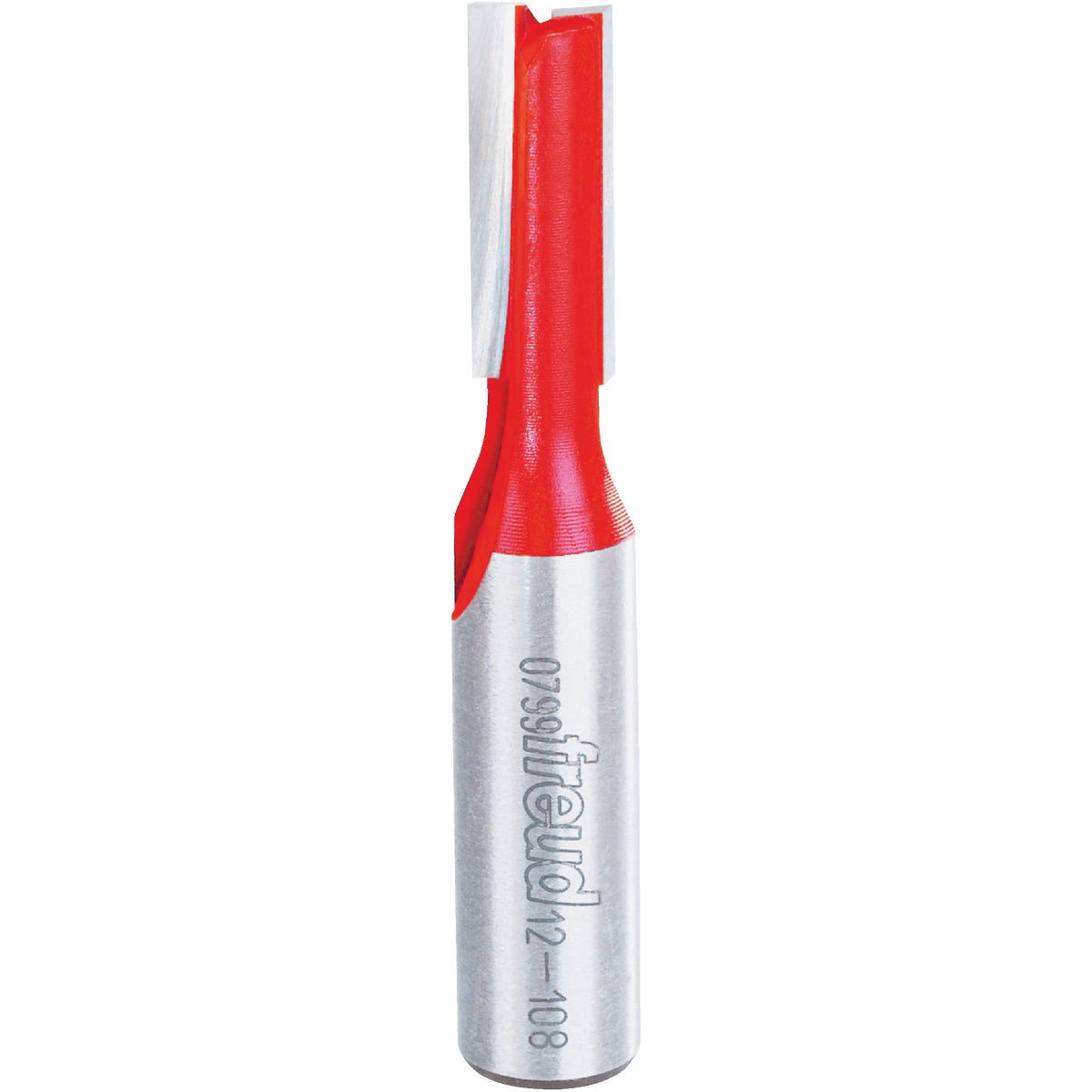 Freud Carbide Tip 1/4 In. Double Flute Straight Bit