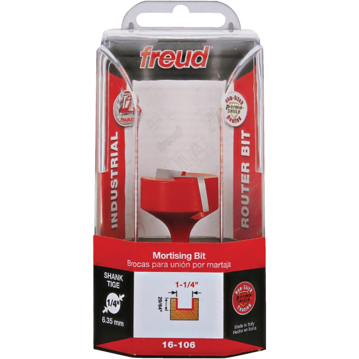 Freud 1-1/4 In. Carbide Tip Mortising Bit